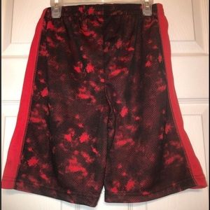 Zone Pro Tie dye Active Shorts Boys Black Red Sz M (8/10)
